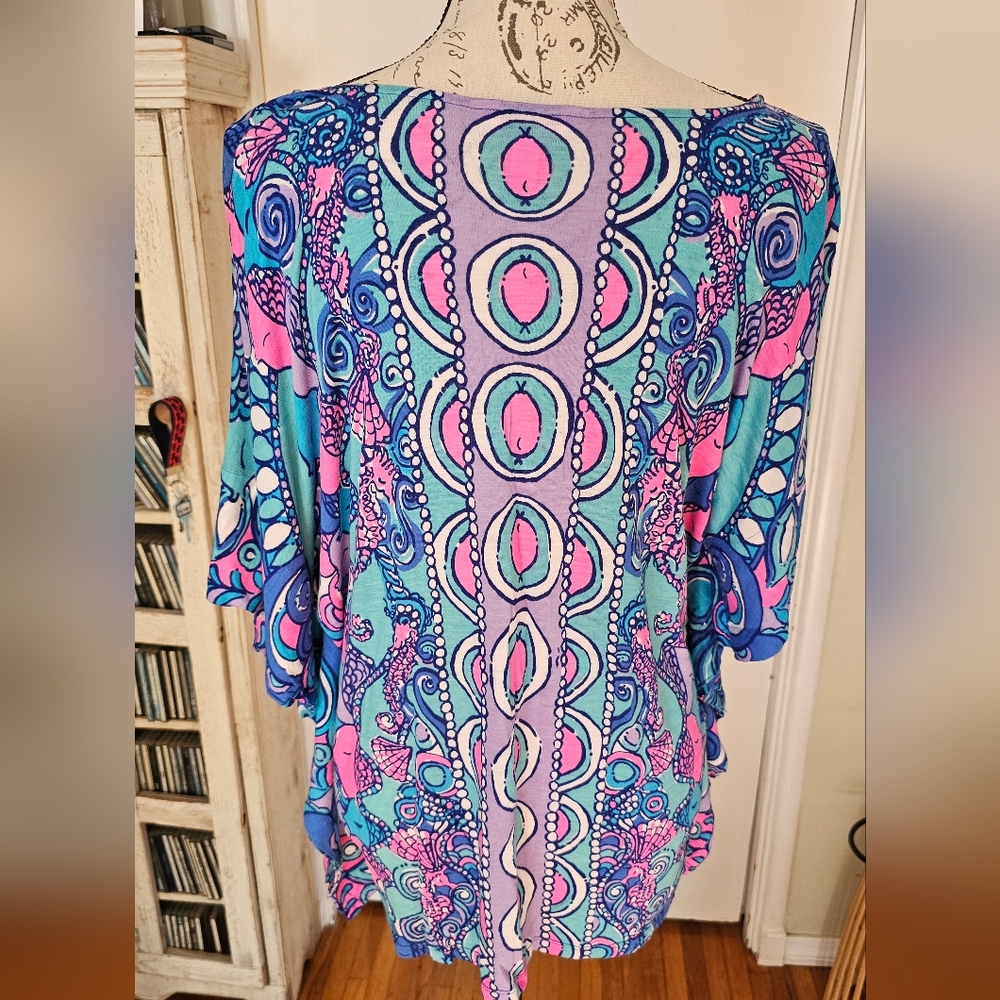 EUC Lilly Pulitzer Sea Jewels Top, Size S/M